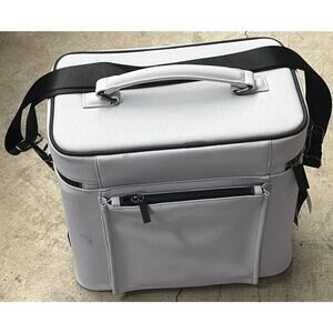 Traveling Shoe Case - LEE SAVAGE  - White Vegan Vinyl - NEW -